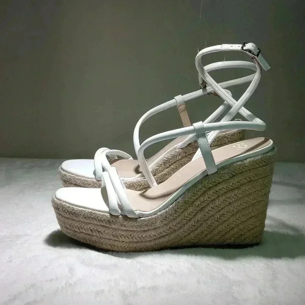 BP. Cohan Espadrille Platform Wedge Sandal